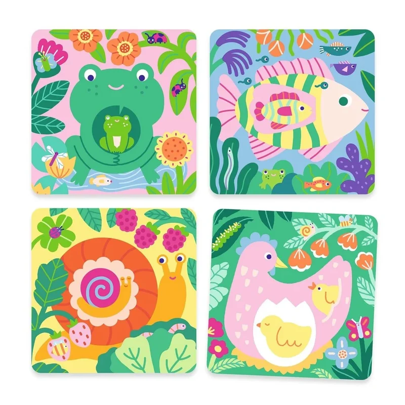 Colorear Mágico Bebés del jardin · DJECO