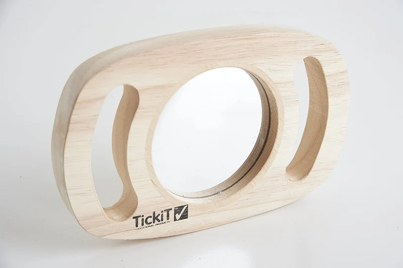Tickit Espejo plano de fácil sujeción