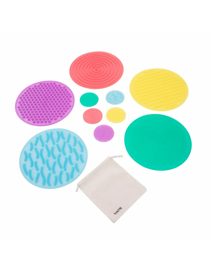 Tickit SiliShapes circulos sensoriales 10 pzas.