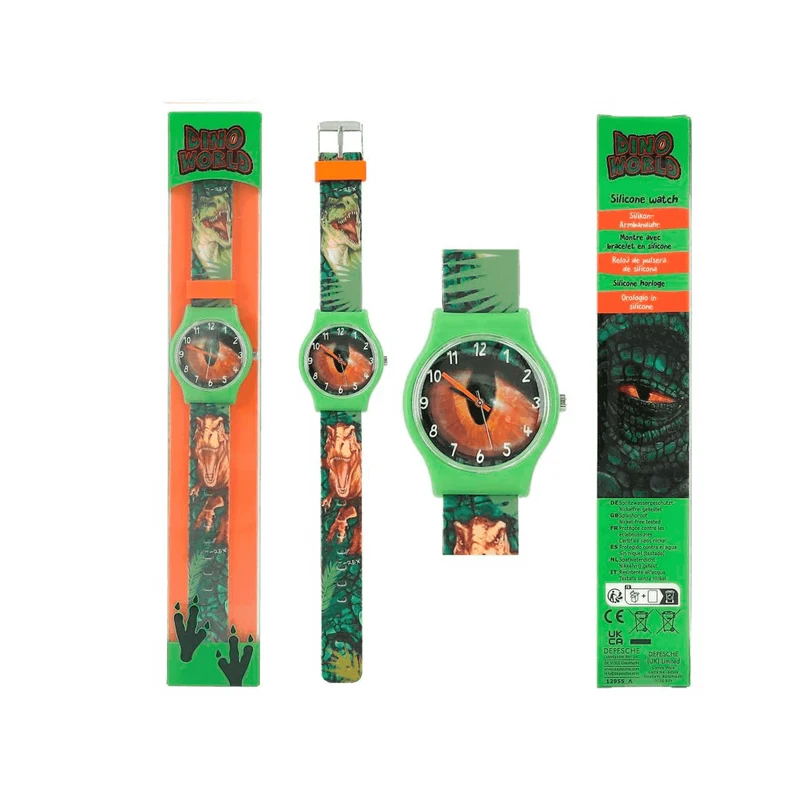 Dino World Reloj De Pulsera Desilicona