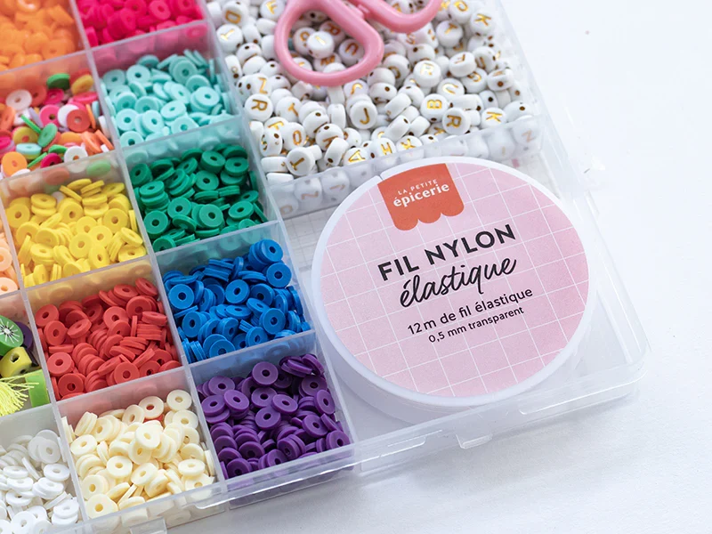Maxi Caja 16 colores perlas Pop con accesorios · La Petite Épicerie