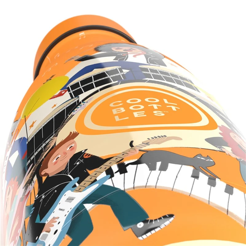 Botella Acero - Music Beat 350ml · Cool Bottles