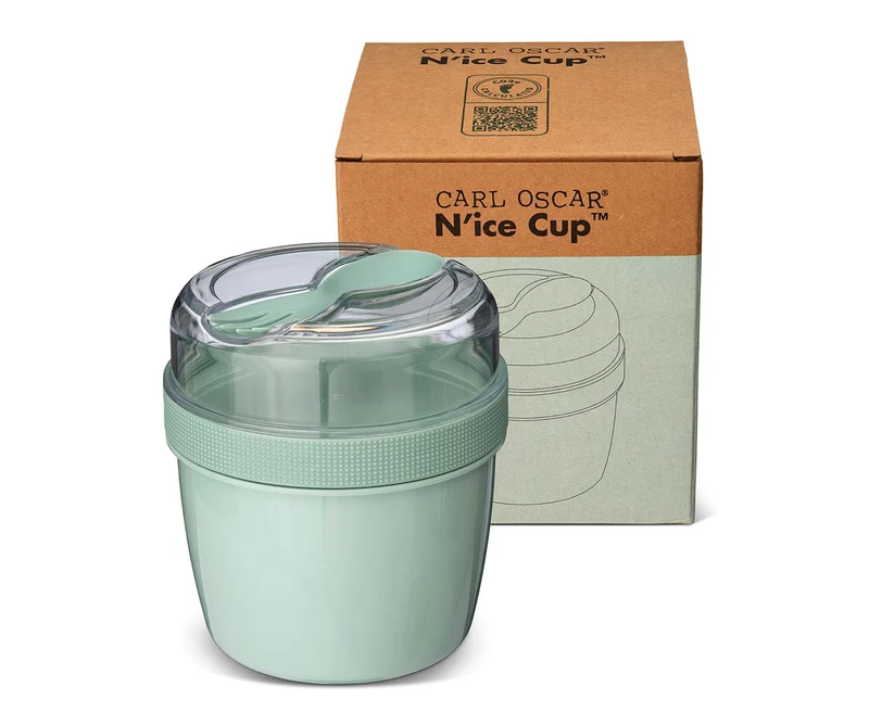 Fiambrera Snack N'ice Cup Green · Carl Oscar