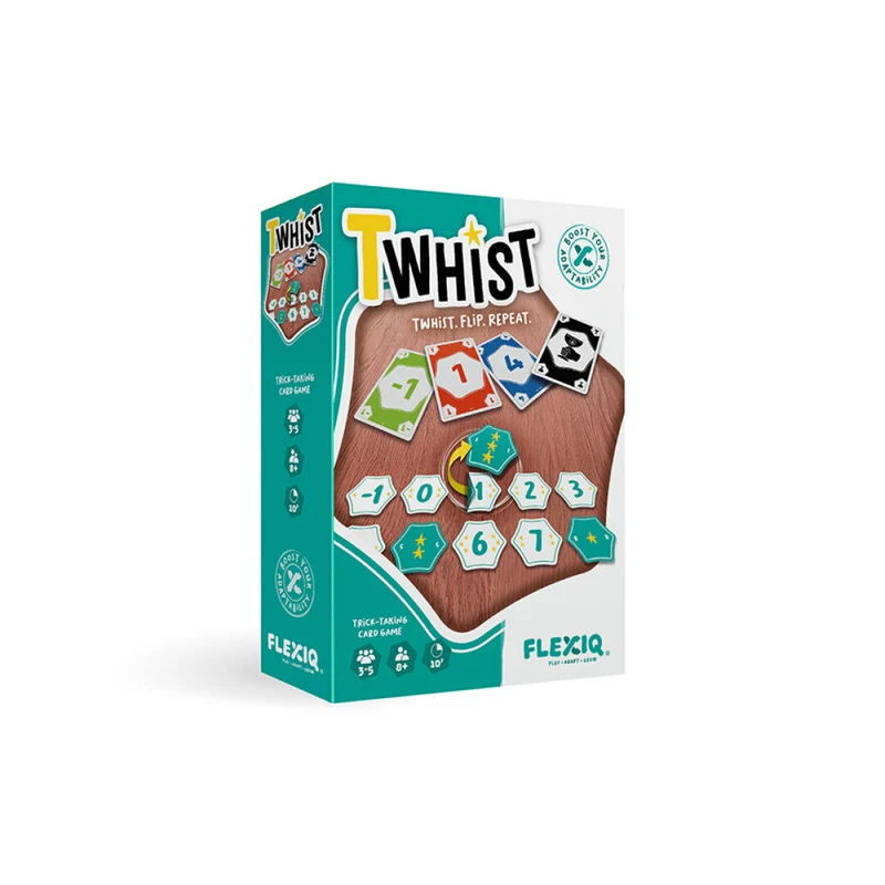 Twhist - Juego de mesa - FlexiQ - 3-5 jugadores - 8+ años - 10 min