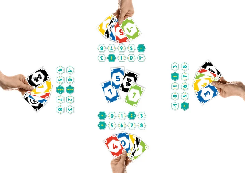 Twhist - Juego de mesa - FlexiQ - 3-5 jugadores - 8+ años - 10 min