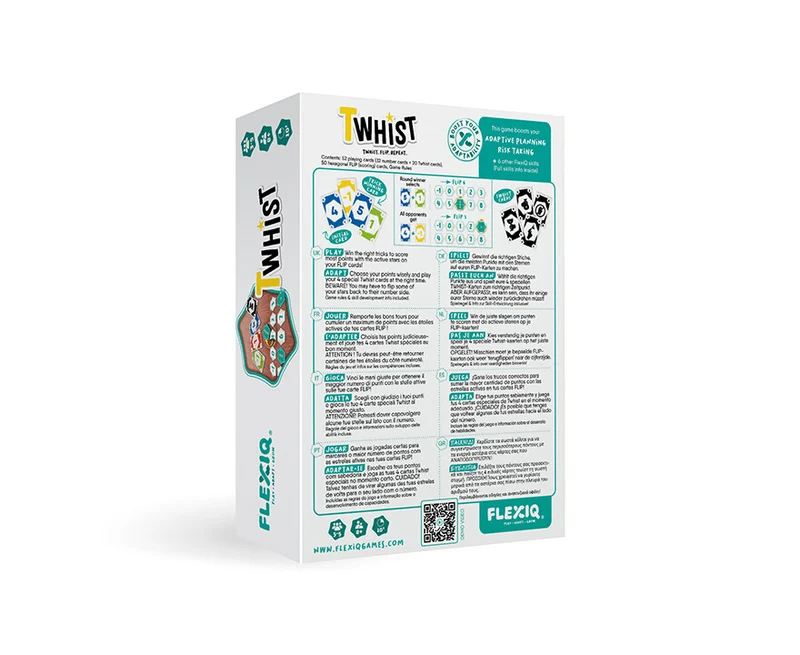 Twhist - Juego de mesa - FlexiQ - 3-5 jugadores - 8+ años - 10 min
