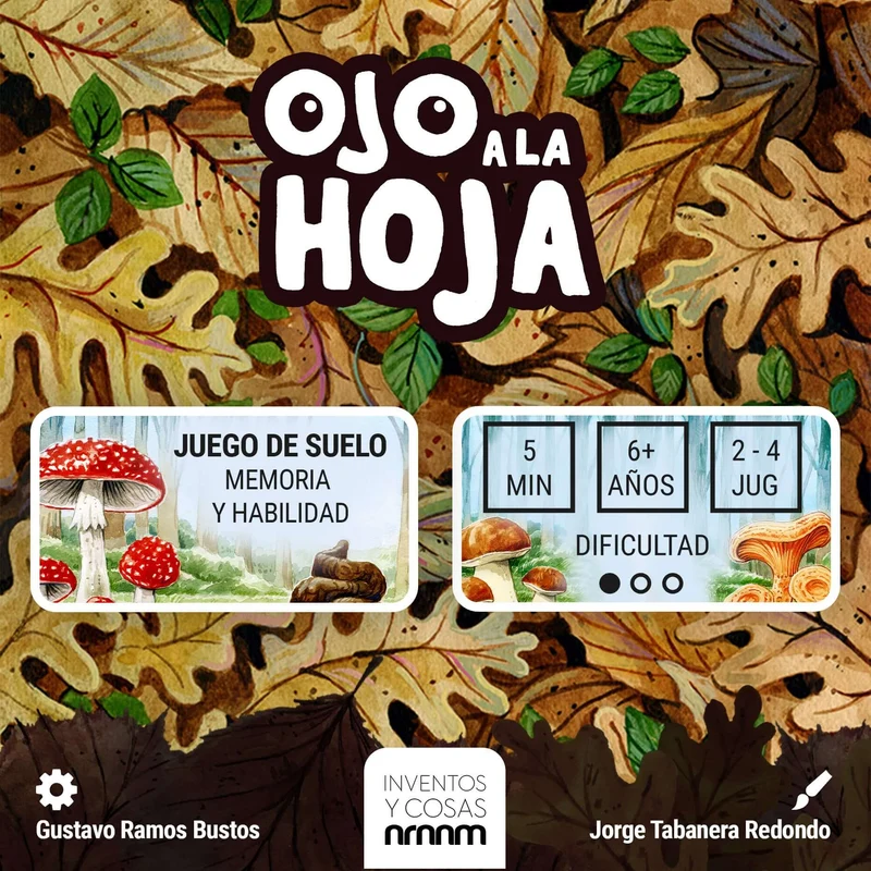 Ojo a la hoja - Juego de mesa - Tranjis - 2-4 jugadores - 6+ años - 10 min