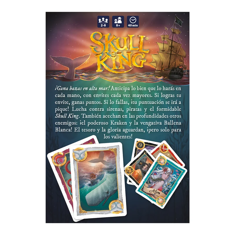 Skull King - Juego de mesa - Devir - 2-8 jugadores - 8+ años - 30 min