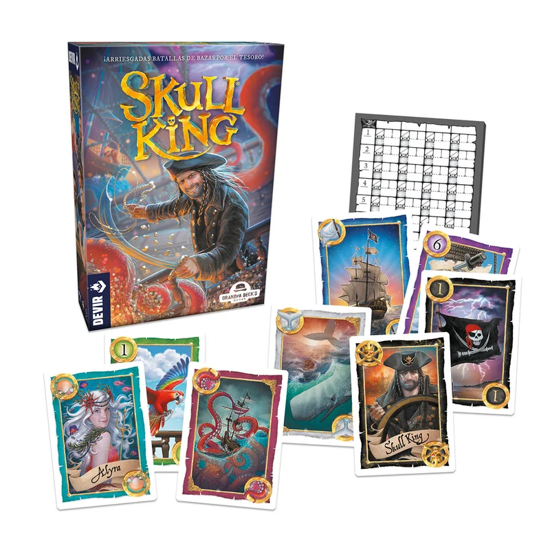 Skull King - Juego de mesa - Devir - 2-8 jugadores - 8+ años - 30 min