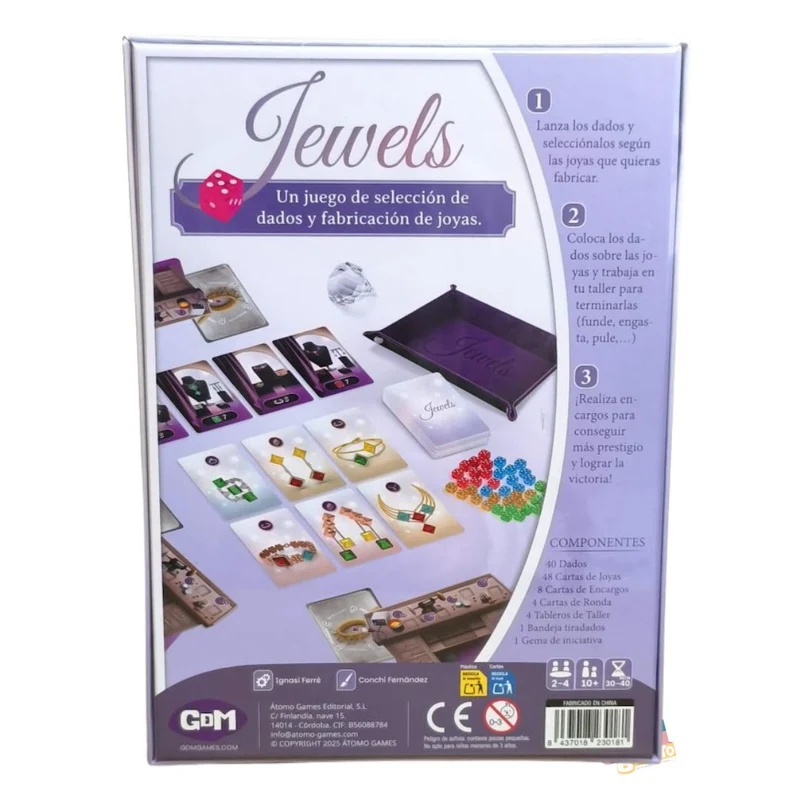 Jewels - Juego de mesa - GDM Games - 2-4 jugadores - 10+ años - 40 min