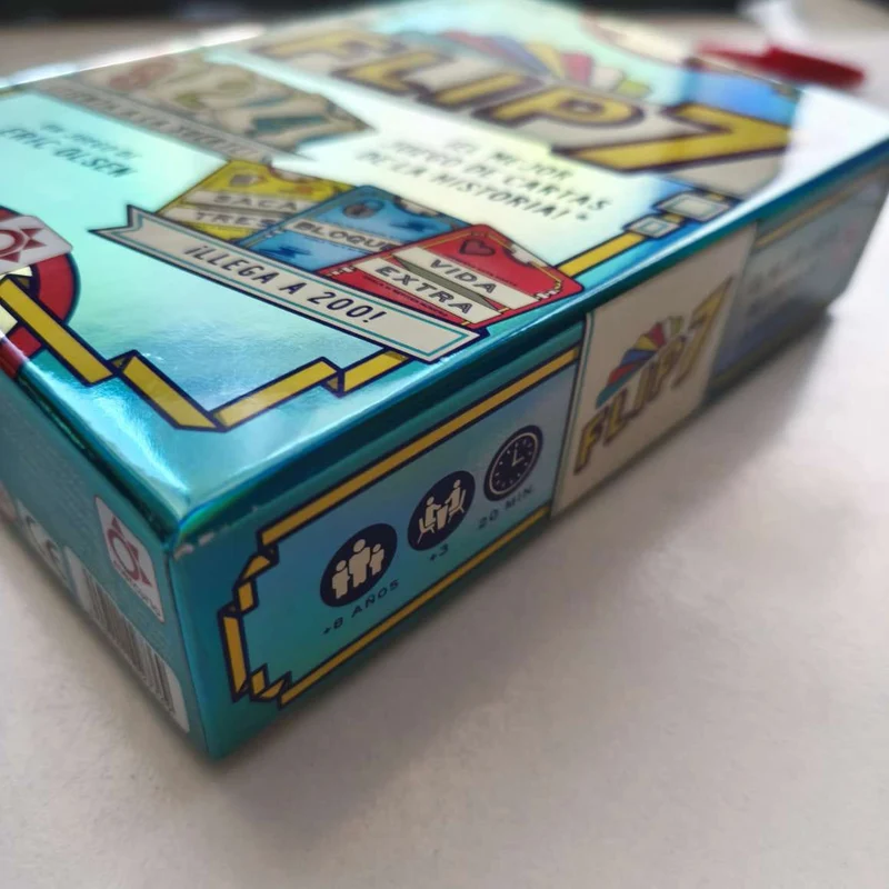 Flip 7 - Juego de mesa - Mercurio - 3+ jugadores - 8+ años - 20 min