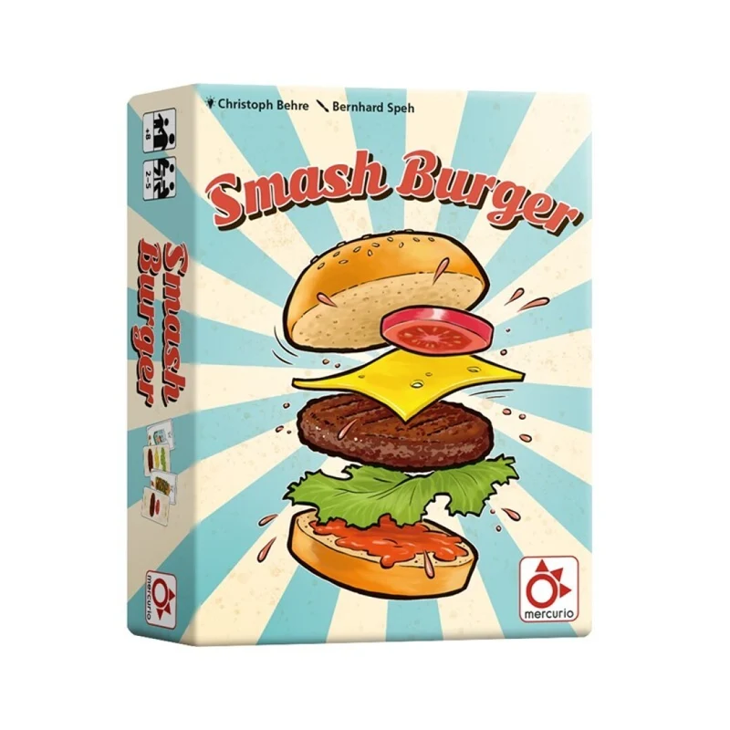 Smash Burger - Juego de mesa - Mercurio - 2-5 jugadores - 8+ años - 20 min