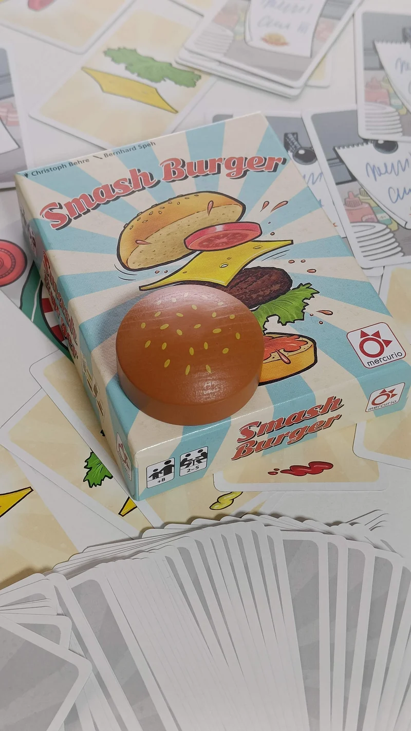 Smash Burger - Juego de mesa - Mercurio - 2-5 jugadores - 8+ años - 20 min