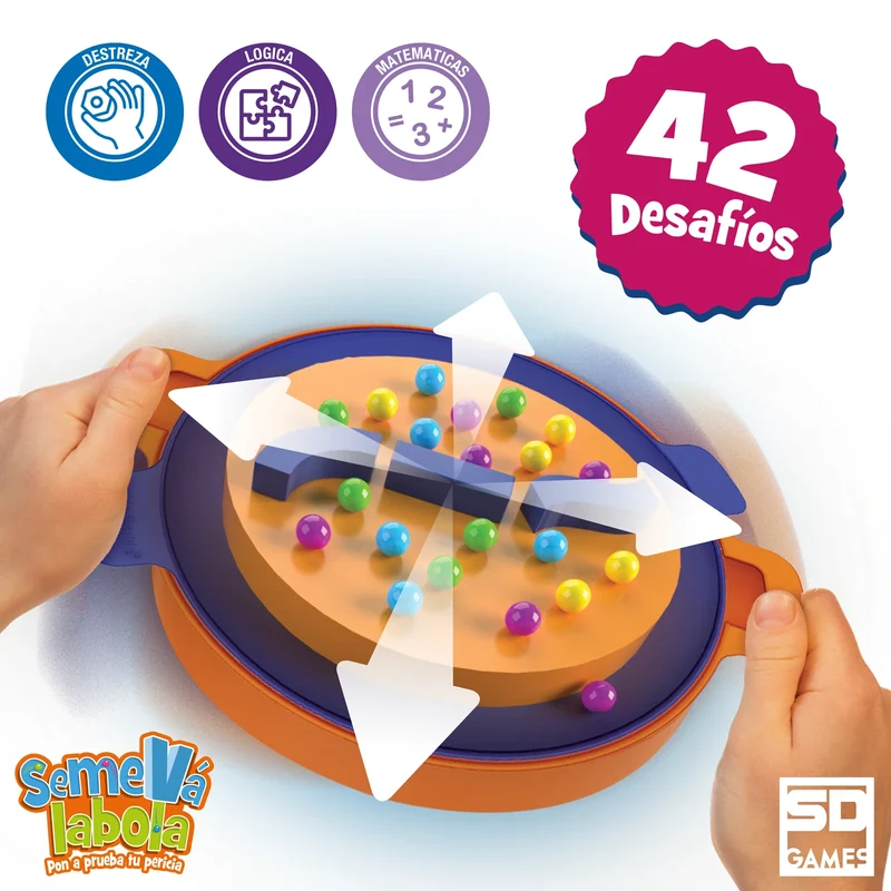 SemeVá Labola - Juego de mesa - SD GAMES - 1-4 jugadores - 7+ años - 20 min