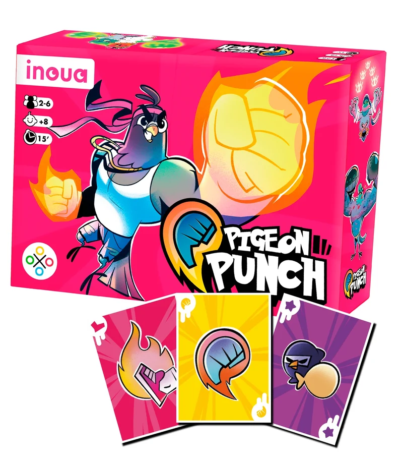 Pigeon Punch - Juego de mesa - Inoua Games - 2-6 jugadores - 8+ años - 15 min