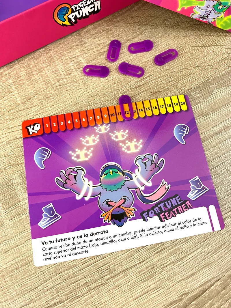 Pigeon Punch - Juego de mesa - Inoua Games - 2-6 jugadores - 8+ años - 15 min
