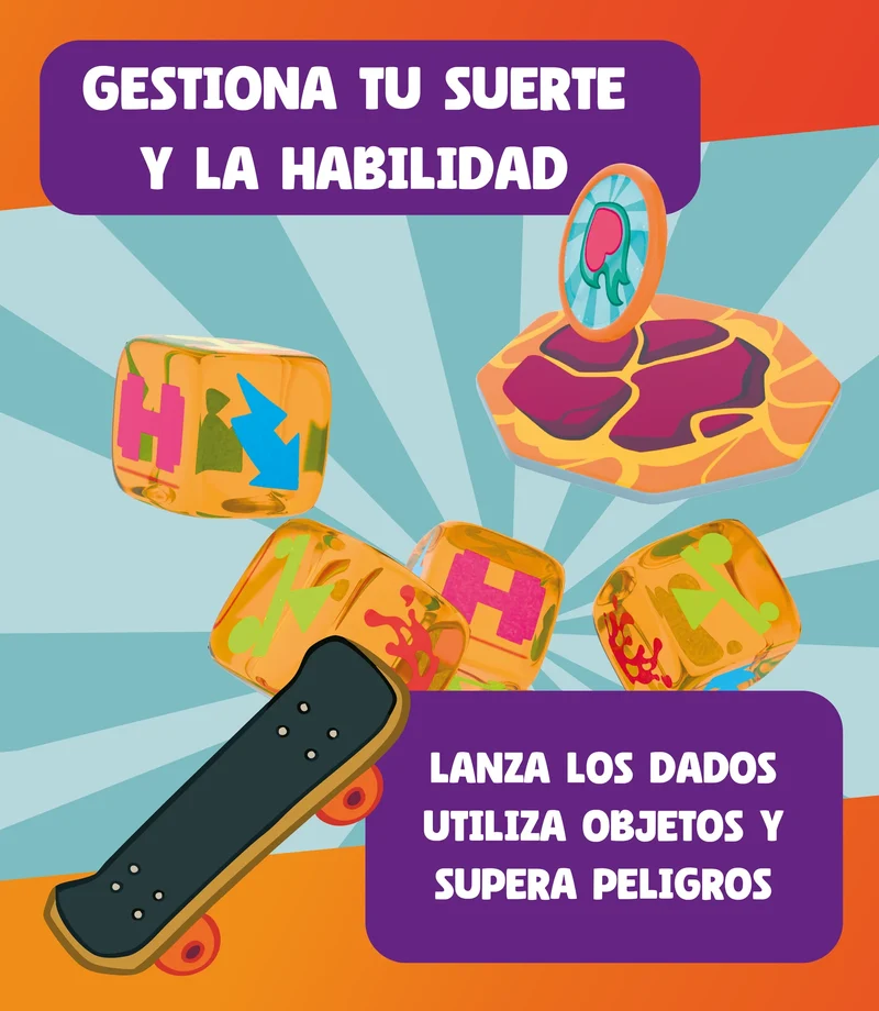 Lava House - Juego de mesa - Inoua Games - 2-4 jugadores - 6+ años - 15 min