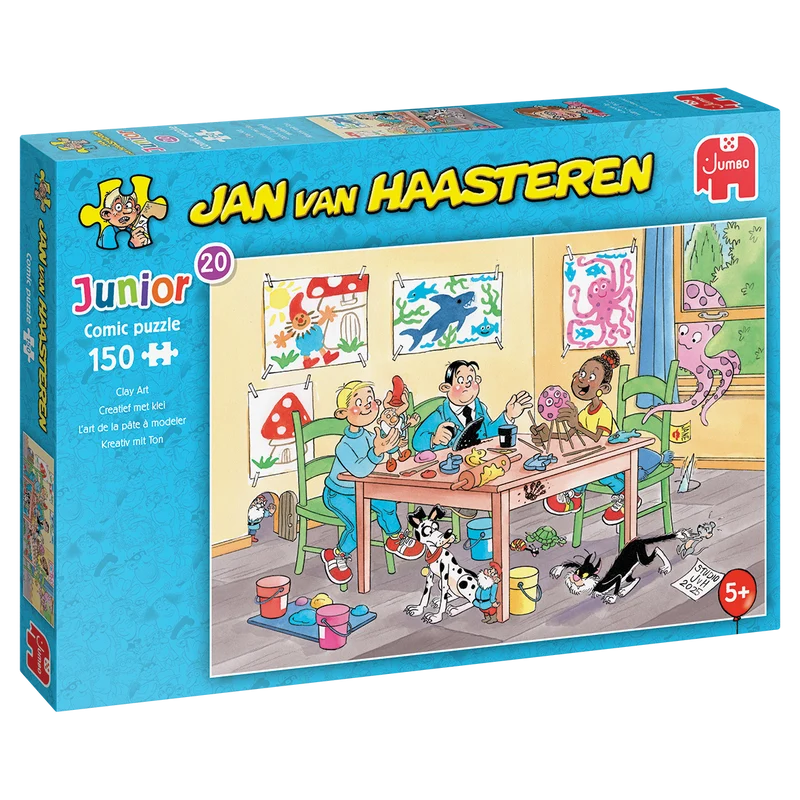 Jan van Haasteren Junior 20 - Clay Art (150 pieces)