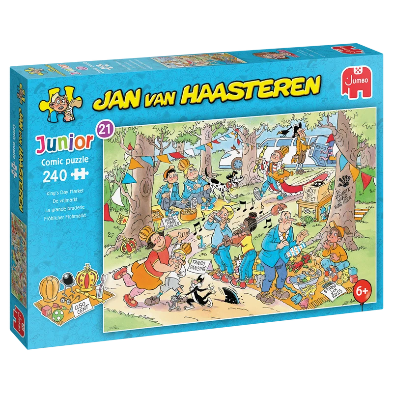 Jan van Haasteren Junior 21 - King’s Day Market (240 pieces)