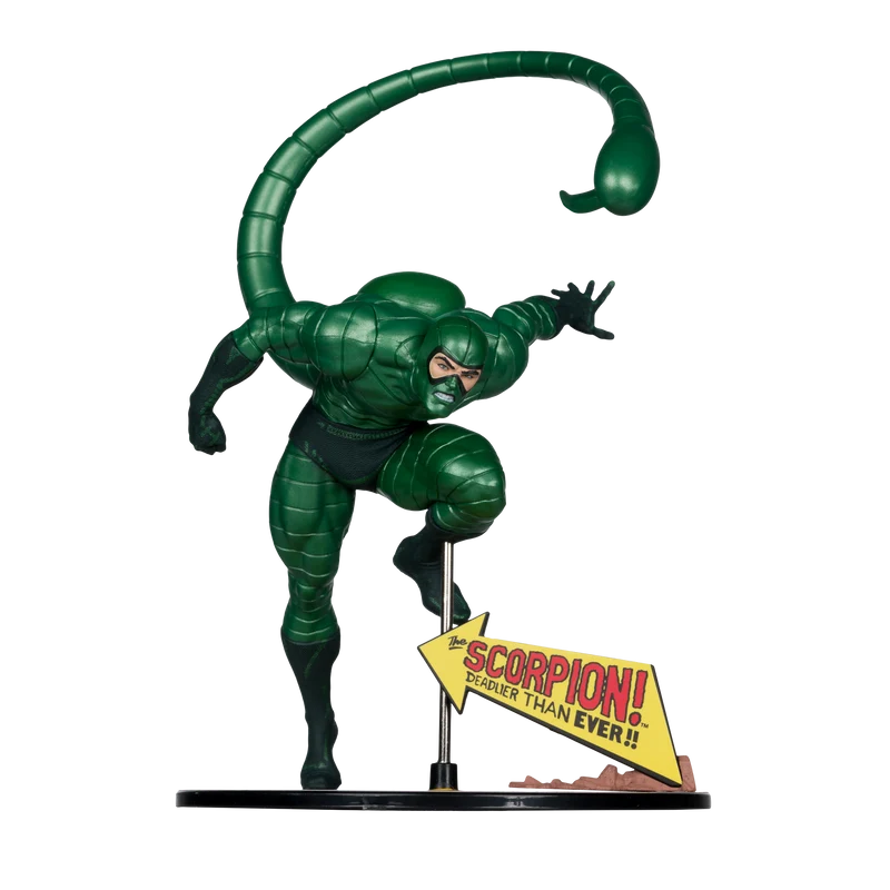Mcfarlane Marvel Collection: Amazing Spider-Man Num 318 - Scorpion Metallic Gold Label Escala 1/10