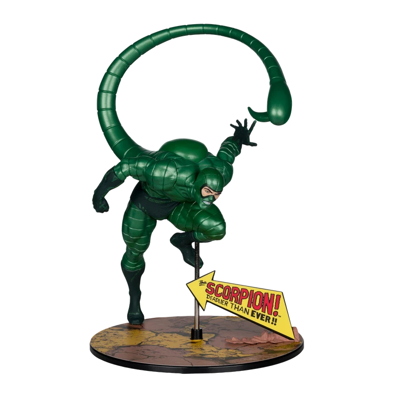 Mcfarlane Marvel Collection: Amazing Spider-Man Num 318 - Scorpion Metallic Gold Label Escala 1/10