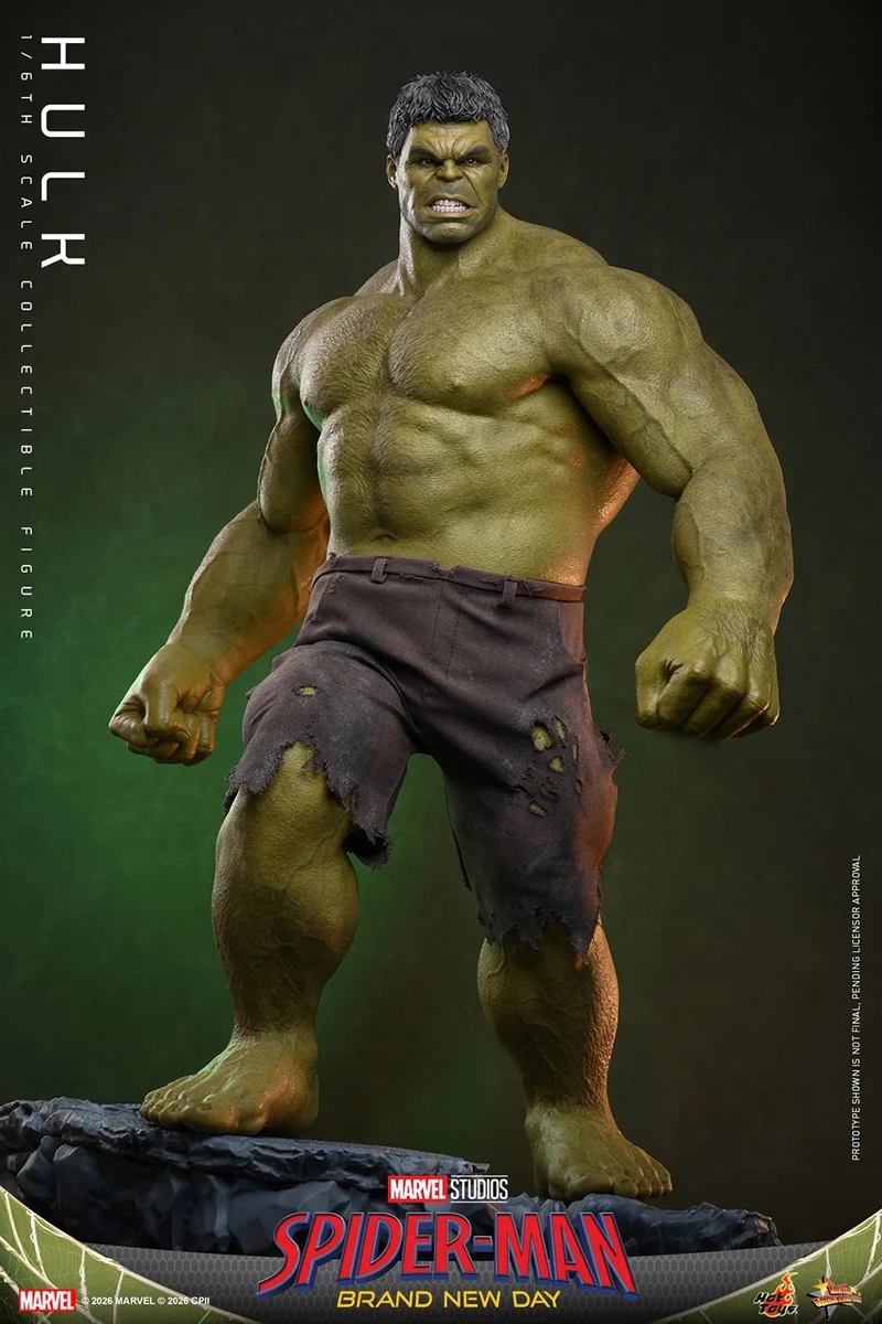 Hot toys Movie Masterpiece Series: Spiderman Brand New Day - Hulk Salvaje Escala 1/6