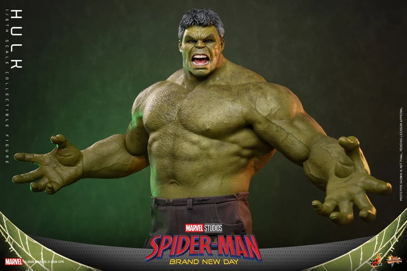 Hot toys Movie Masterpiece Series: Spiderman Brand New Day - Hulk Salvaje Escala 1/6