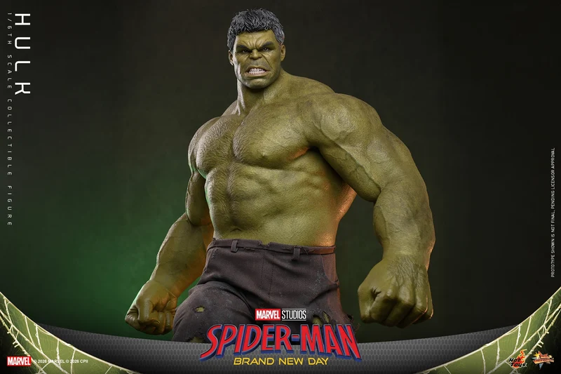 Hot toys Movie Masterpiece Series: Spiderman Brand New Day - Hulk Salvaje Escala 1/6