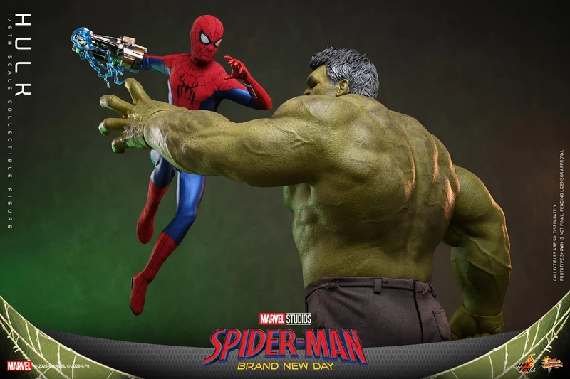 Hot toys Movie Masterpiece Series: Spiderman Brand New Day - Hulk Salvaje Escala 1/6