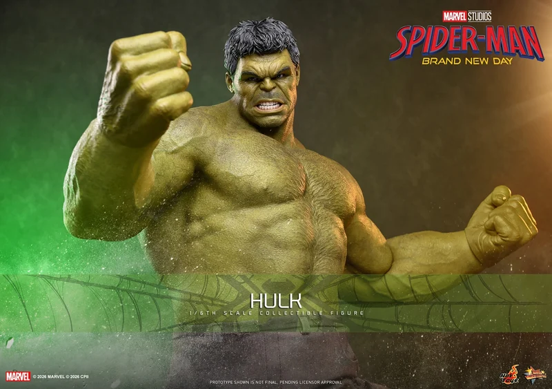 Hot toys Movie Masterpiece Series: Spiderman Brand New Day - Hulk Salvaje Escala 1/6