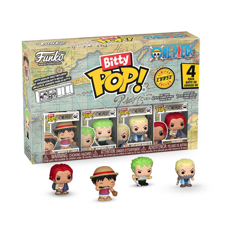 Funko Bitty Pop: One Piece - Luffy 4 Pack