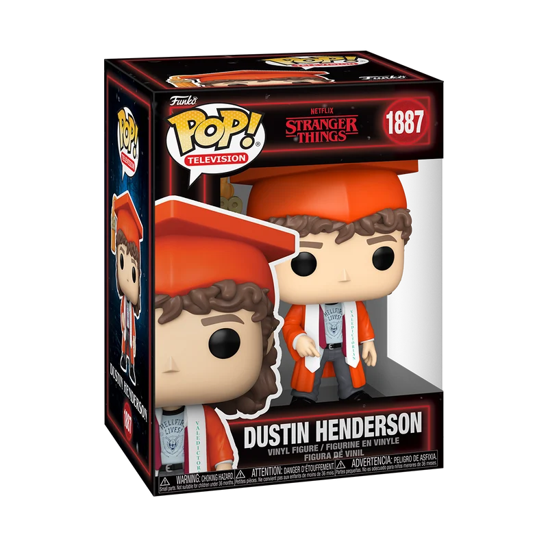 Funko Pop TV: Stranger Things - Dustin Graduacion