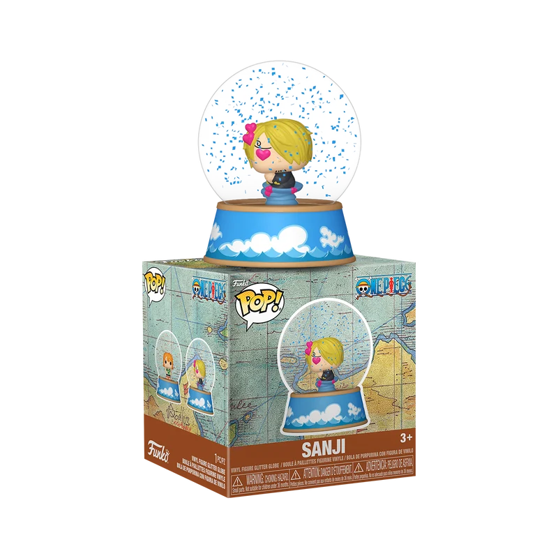 Funko Mini Glitter Globe: One Piece - Sanji