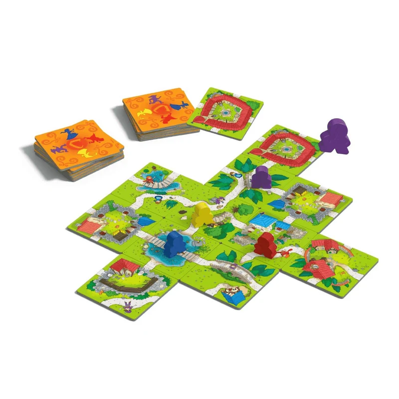 Juego de Mesa Carcassonne Junior Trilingüe