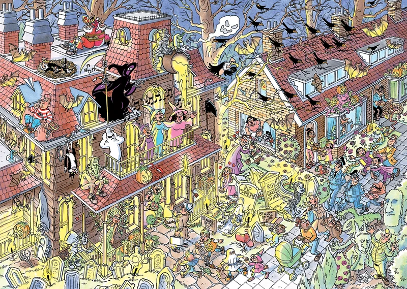 Jan van Haasteren - Trick or Treat (500 pieces)