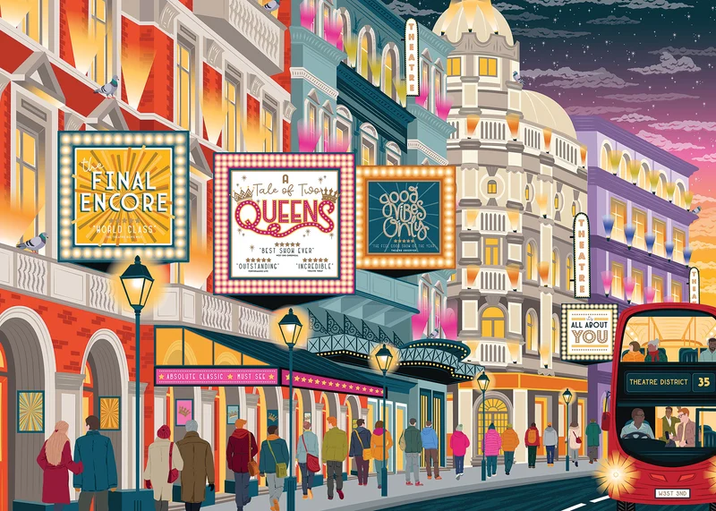 Falcon - Night at the Theatre (1000 pieces)