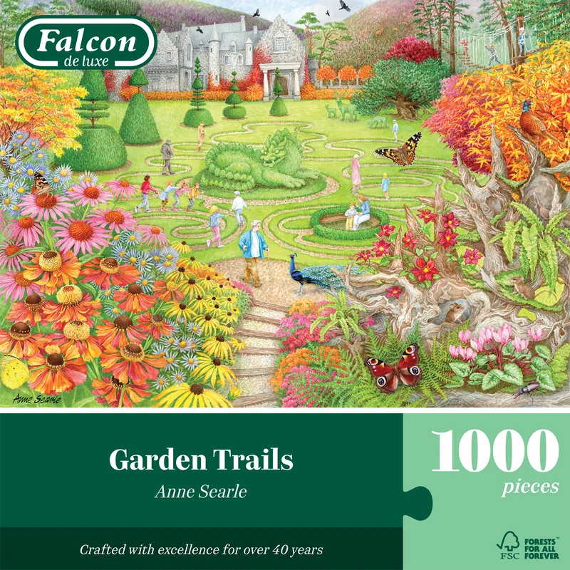 Falcon - Garden Trails (1000 pieces)