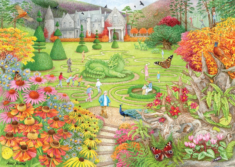 Falcon - Garden Trails (1000 pieces)