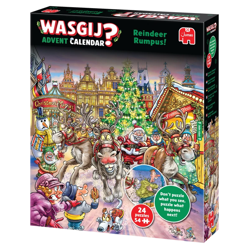 Wasgij Christmas Advent Calendar - Reindeer Rumpus!