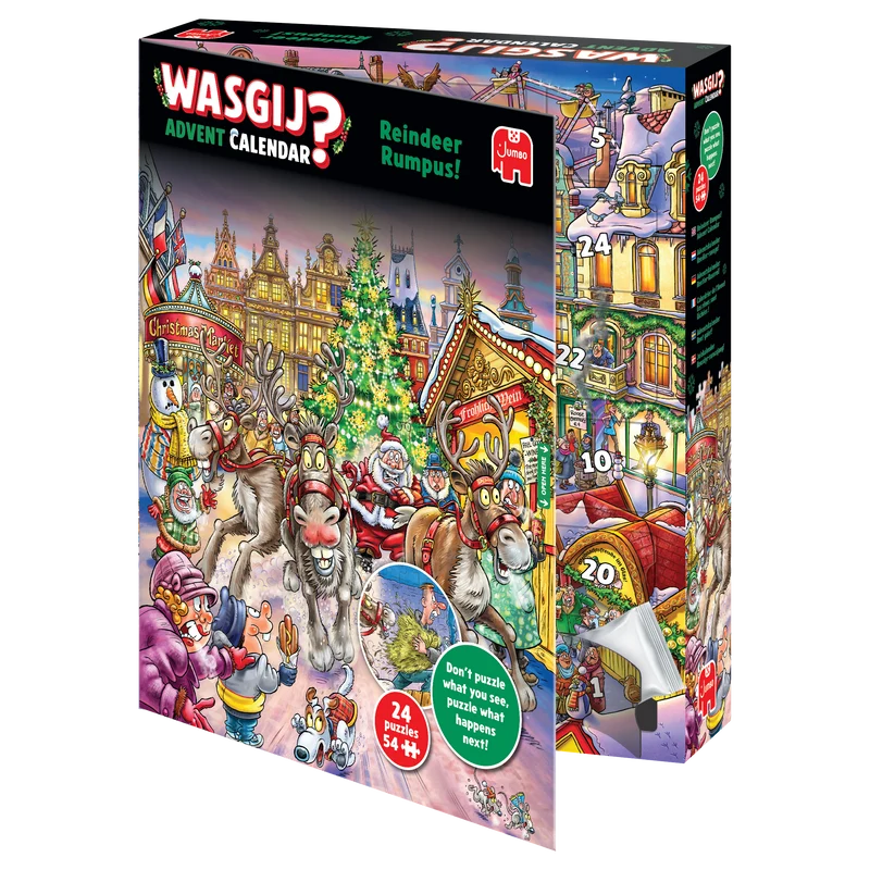 Wasgij Christmas Advent Calendar - Reindeer Rumpus!