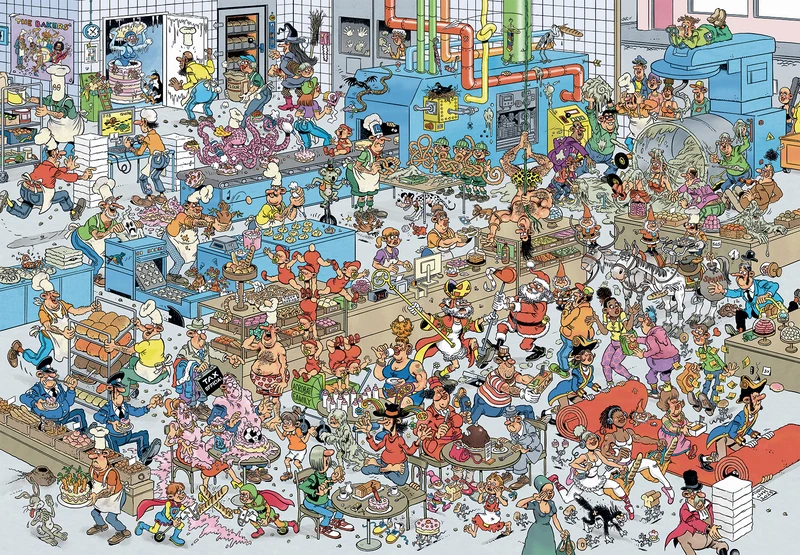 Jan van Haasteren - The Bakery (2000 pieces)