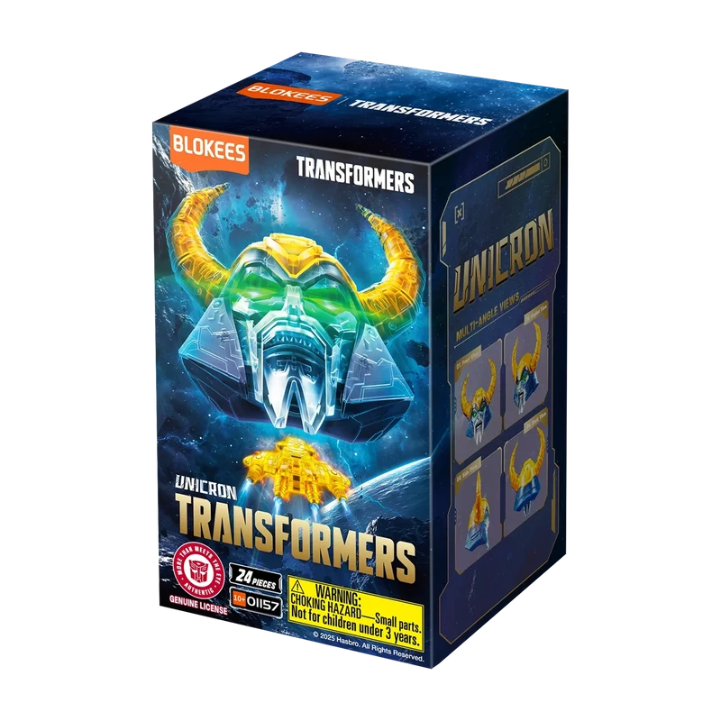 Blokees Transformers Galaxy Version: Unicron Planet Transparent Special Edition 01174