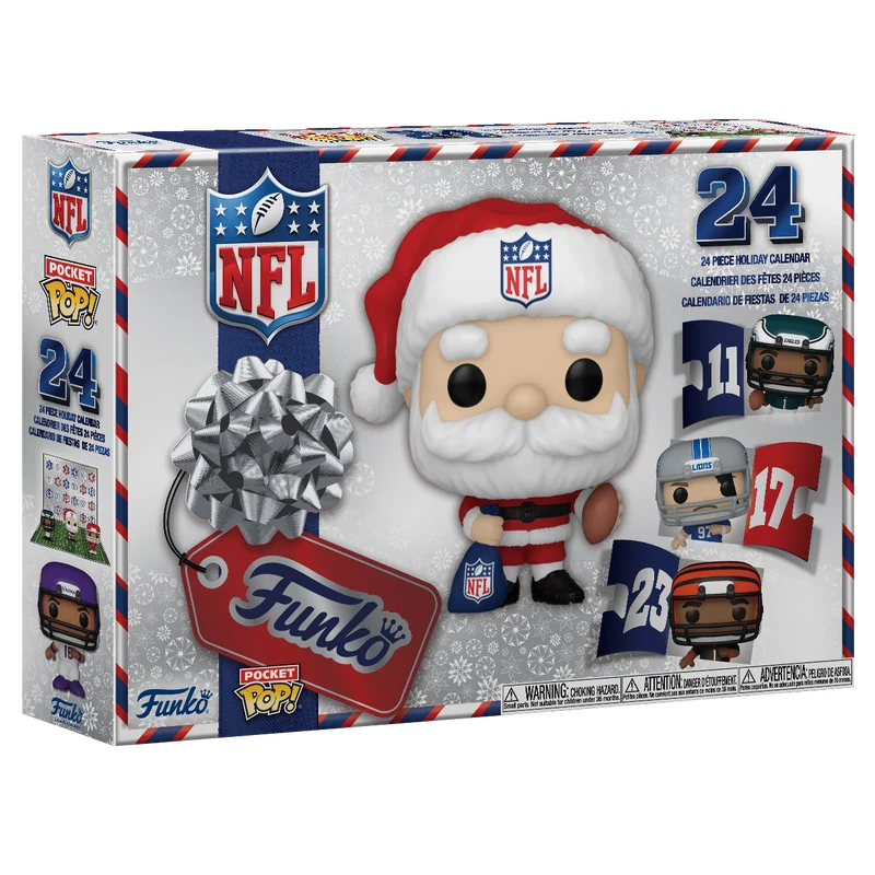 Funko Pop Pocket Countdown Calendar: NFL - Calendario Navidad 24 dias