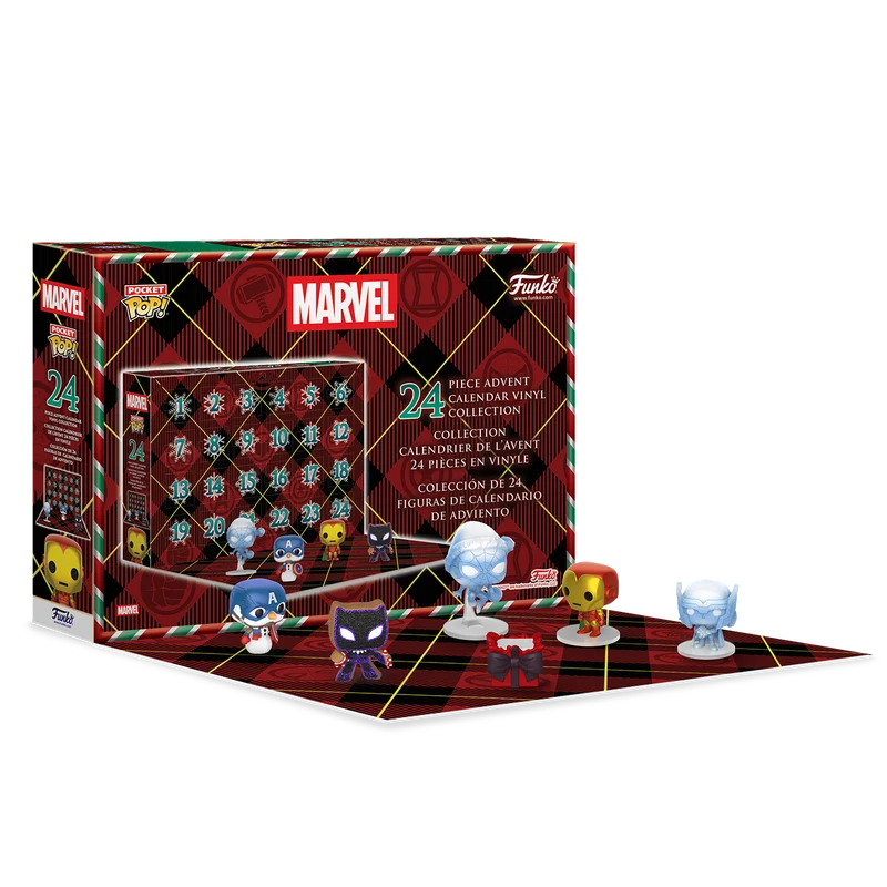 Funko Pop Pocket Countdown Calendar: Marvel - Calendario Navidad 24 dias