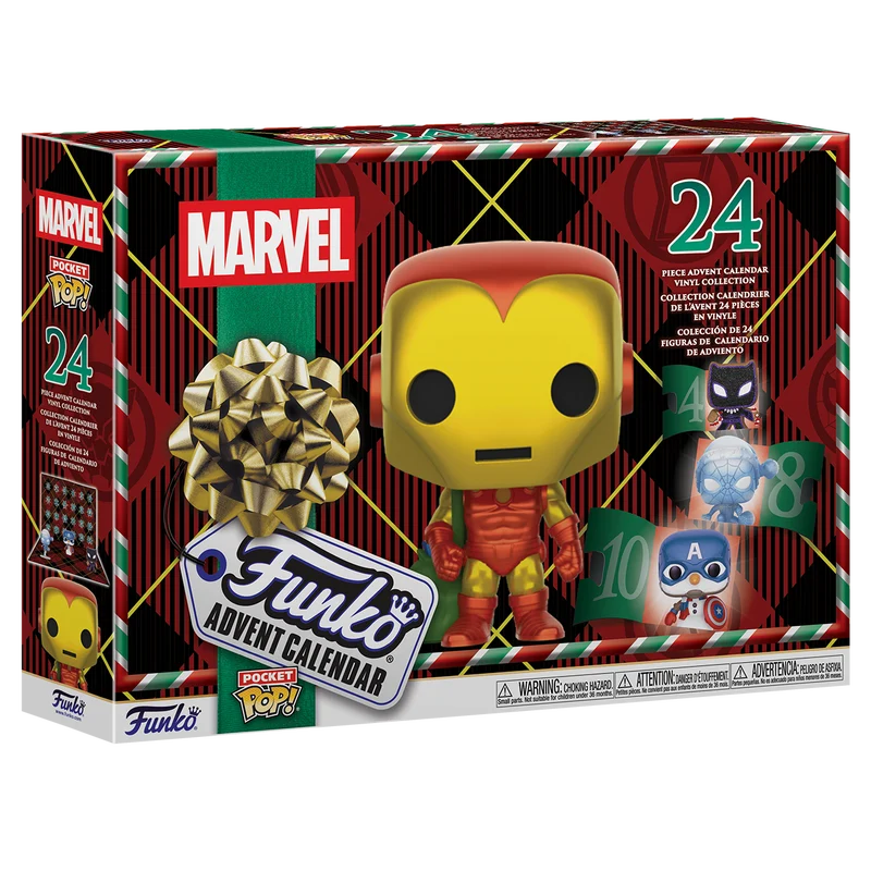 Funko Pop Pocket Countdown Calendar: Marvel - Calendario Navidad 24 dias
