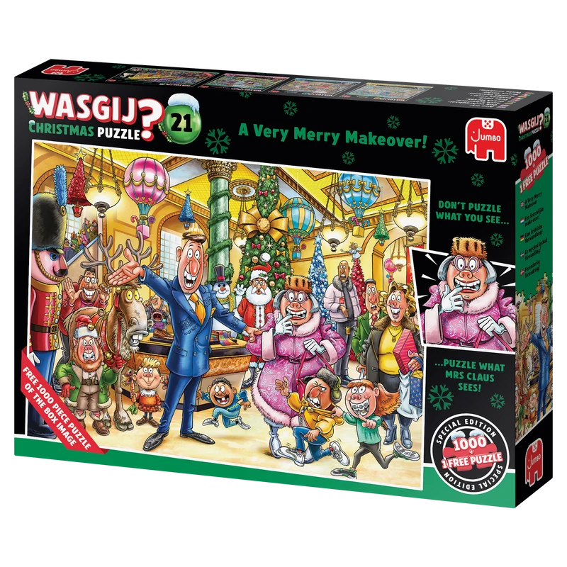 Wasgij Christmas 21 - A Very Merry Makeover! (2x1000 pieces)