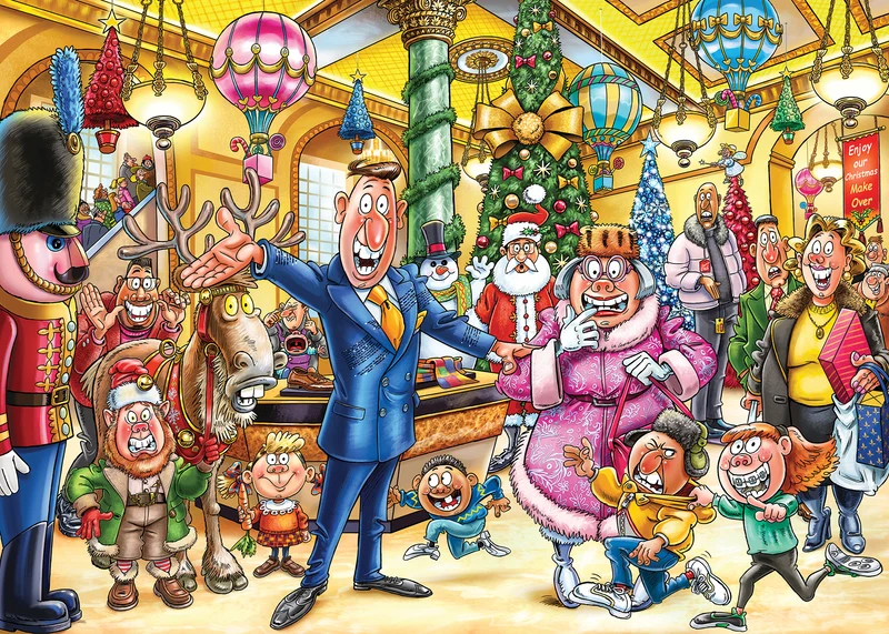 Wasgij Christmas 21 - A Very Merry Makeover! (2x1000 pieces)