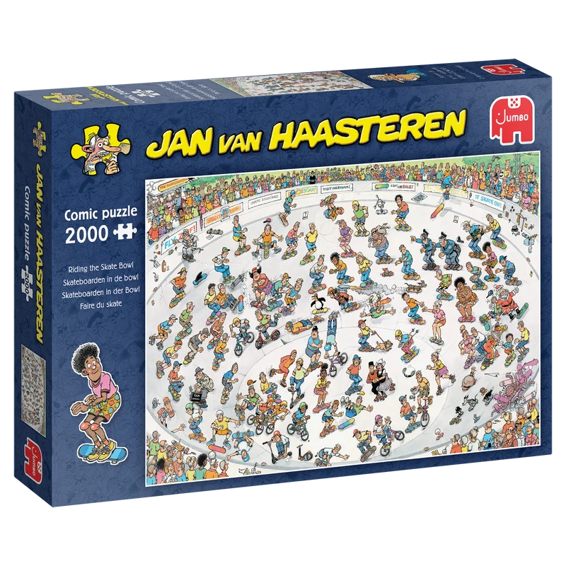 Jan van Haasteren - Riding the Skate Bowl (2000 pieces)