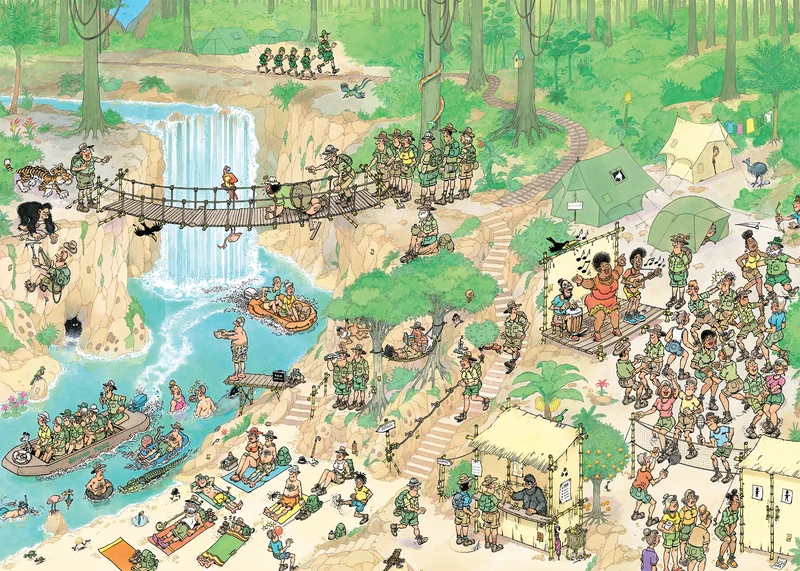 Jan van Haasteren - Jungle Tour (1000 pieces)