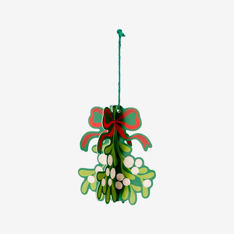 Paper mistletoes for hanging - 4 pcs